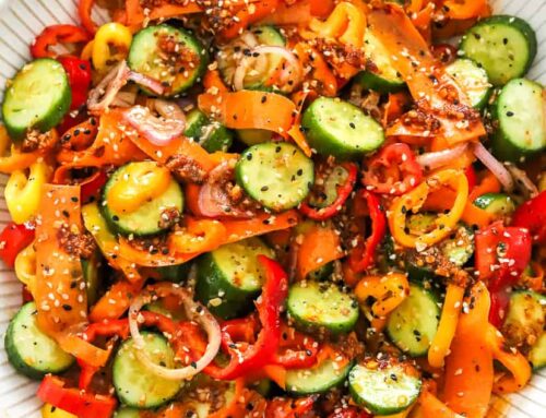 Pepper Cucumber Salad